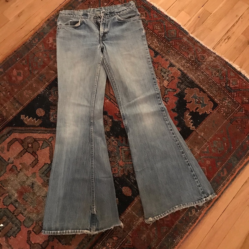 Reworked Vintage Levi’s Bellbottoms size 25